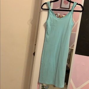 Mini light blue dress